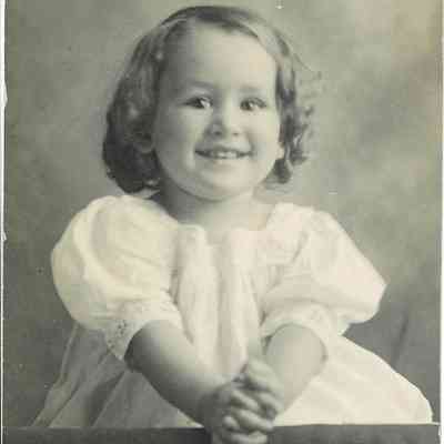 Postcard of Marian Crum