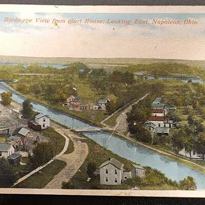 Postcard: Napoleon, Bird's Eye View