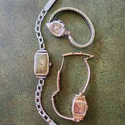 (3) Ladies Wristwatches, Belonging to Bertha Huston