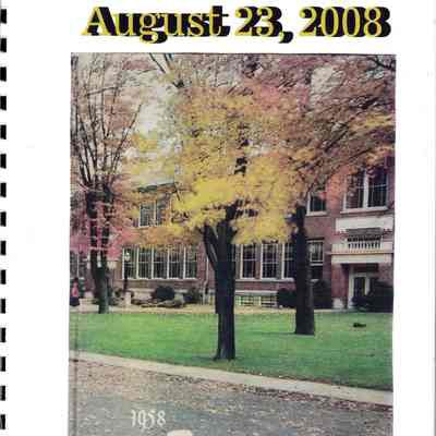 50th Liberty Center Class Reunion Booklet - August 23, 2008