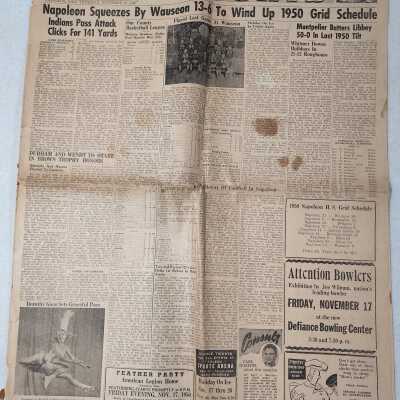 "The Northwest News" Sports Section, 1950
