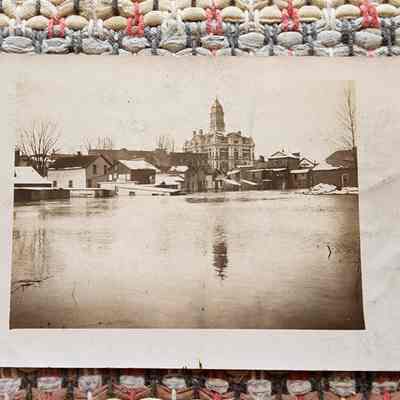 1913 Post Card, Flood, May 1913