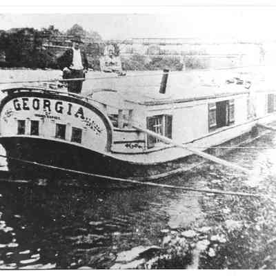 Photo of Canal Boat 'Georgia' on the Maumee River