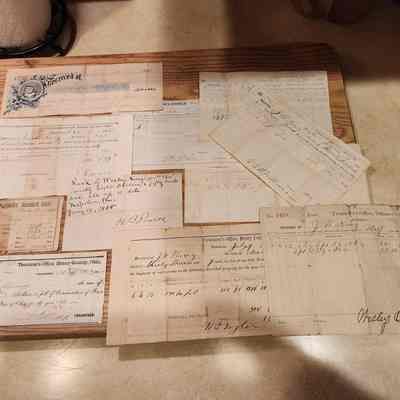 Ephemera from J.W. King