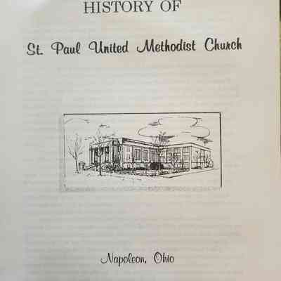 1997 Paul Neuhauser History of the Methodist Church, Washington & Webster Streets, Napoleon