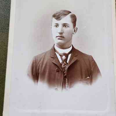 1896 John Schwab Cabinet Card Photo