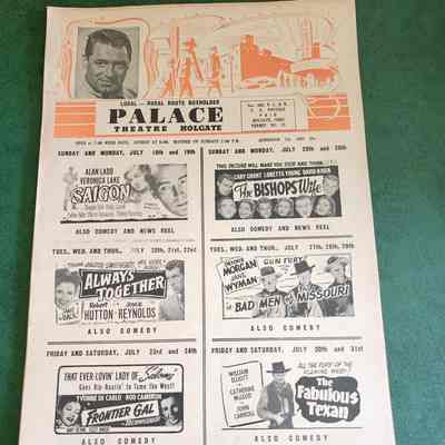 Holgate Palace Theatre, Movie Flyer
