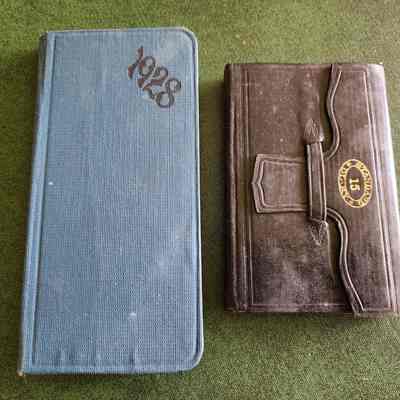 1927 & 1928 Pocket Diaries, Garnet Eisaman
