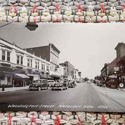 R.B. Heller Buildings, North side of Washington Street, Napoleon, Ohio, 30's
