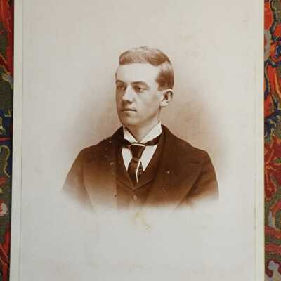 Young man Cabinet Card