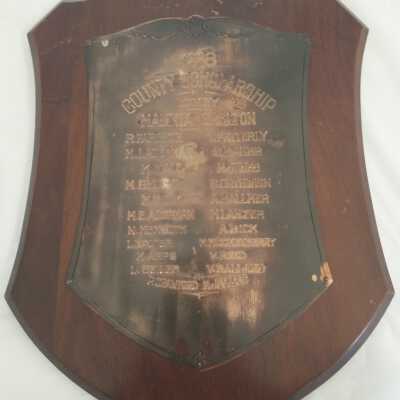 1938 County Scholarship won by Malinta - Grelton
