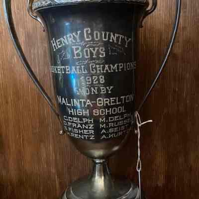 1928 Henry County Trophy for Malinta - Grelton HS