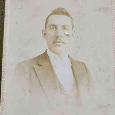 1886 Frank Klear, Son of Pete Klear Cabinet Card Photo