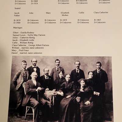 Farison Family Photo, 1925