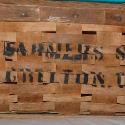 basket from the Farmers Store Grelton Ohio