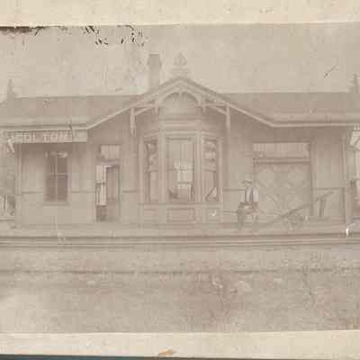Clarence Stadler, Depot Agent at Colton Depot