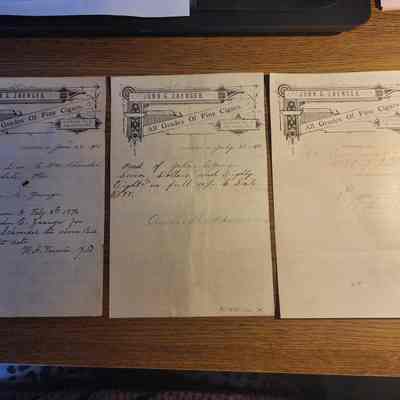 1890 Zaenger Letterhead