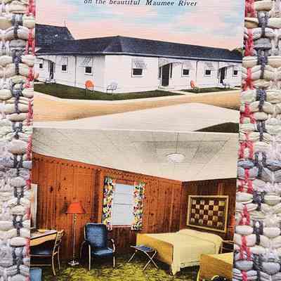 50's Biddie's Motel, Corner of Rt 6 & Rt 110, Napoleon, Ohio Post Card