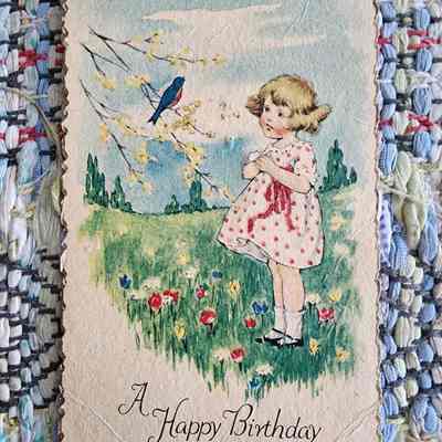 1927 Postcard: Addressed to Elnora Hoff from Aunt Nora