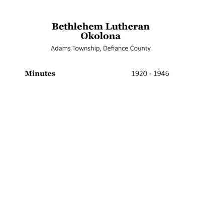 Bethlehem Luth - Okolona