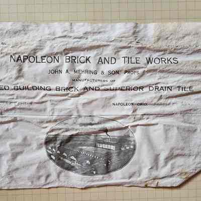 Napoleon Brick & Tile Works Letterhead
