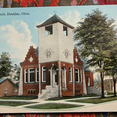 1900's E.B.Church, Deshler, Ohio Postcard
