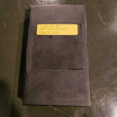 VHS Tape, 40th Reunion, Class of 1951 NHS