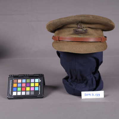 1917-1918 RCD Officer's Service Dress Cap w/Badge