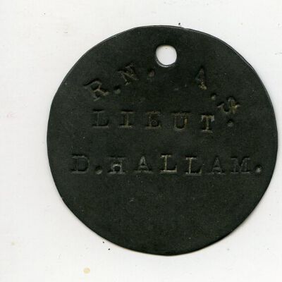 1915-1918 Royal Naval Air Service identity disc
