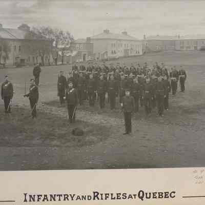 Photograph "Canadian Infantry and Rifles Officers, June 1897."