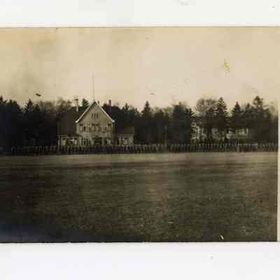 Postcard "A unidentified RPPC of a 4th Battalion parade."