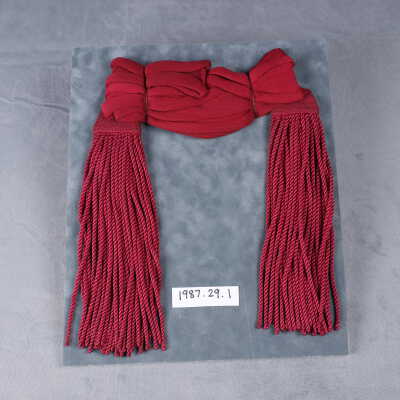 1837 Canadian Militia Officer's waist sash.