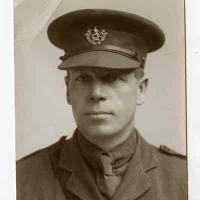 Postcard "A RPPC of Thomas Wesley Fawcett, 208th Battalion."