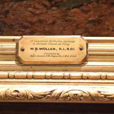 Close Up on Plaque Inscription