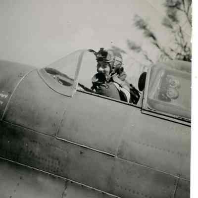 Photograph "F/O George Weber, Burma, October 1944"