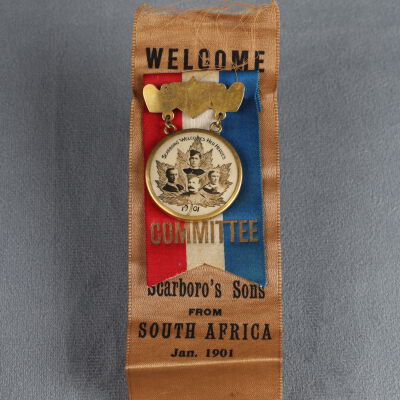 1901 Scarboro Welcome Home Committee South Africa War Medallion