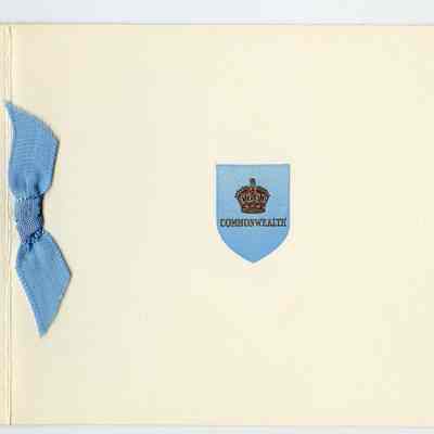 1952-1953 British First Commonwealth Division Christmas card.