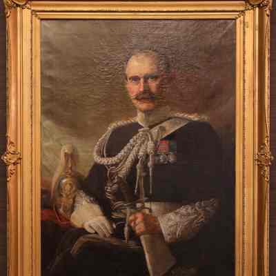 Oil painting (oil on canvas) "Lieutenant-Colonel William Hamilton Merritt, Governor General's Horse Guards, 1918."