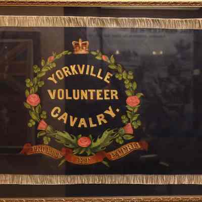 1860 Yorkville Volunteer Cavalry (Canadian Militia) standard (guidon)