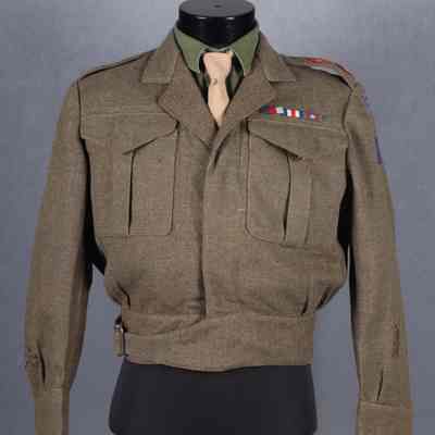 1943 Calgary Highlanders battledress jacket "Lt. McGill"