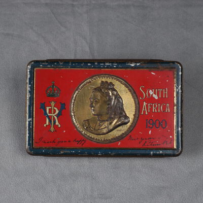 1899 British Army Queen Victoria presentation chocolate box