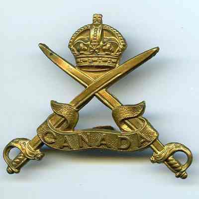 Canadian Expeditionary Force Physical Training Corps Cap Badge