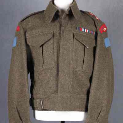 1940's Canadian Scottish battledress jacket "Lt.Fletcher"