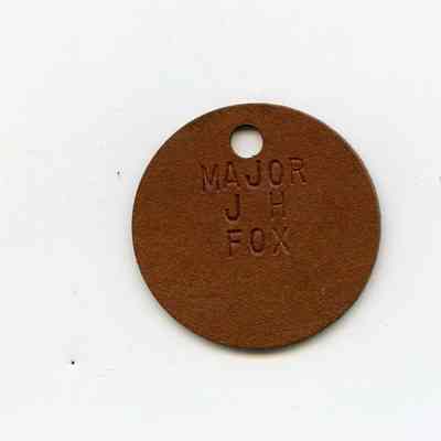 1942 Canadian Army Officer's identity disc