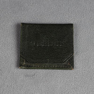 1916-1919 French civilian Verdun Commemorative medallion folder or pouch.