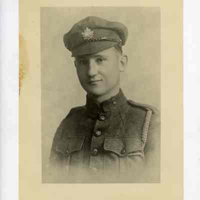 Photograph "Unidentified studio portrait of a 7th Battalion soldier."