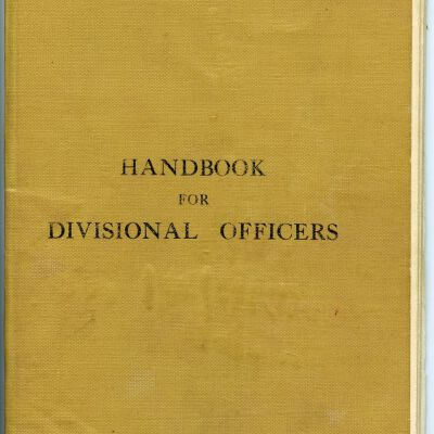 1940-1944 Royal Navy Handbook For Divisional Officers.