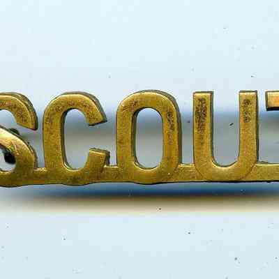 Canadian Expeditionary Force Scout Shoulder Titles (Pair)