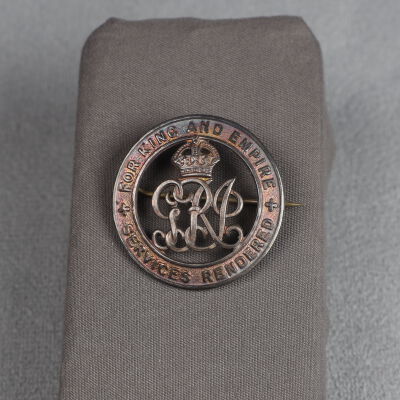 1916-1919 Canadian War Service Badge "A", no. C-21986