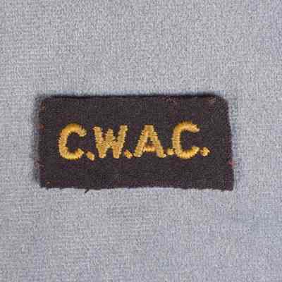 1942-1945 Canadian Women's Army Corps shoulder flash